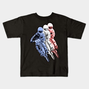 patriotic bmx Kids T-Shirt